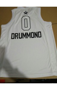 0 Drummond 2018 All Star Game jersey white