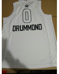 0 Drummond 2018 All Star Game jersey white