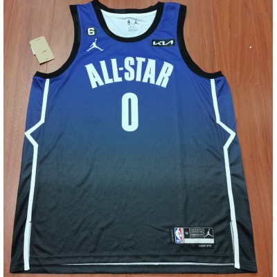 0 Haliburton 2023 Nba all stars game Team Lebron jersey blue