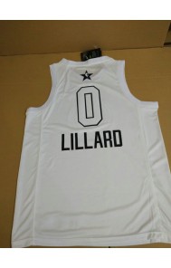 0 Lillard 2018 All Star Game jersey white