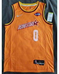 0 Maxey 2022 Rising Stars game jersey orange