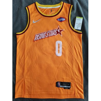 0 Maxey 2022 Rising Stars game jersey orange