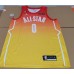 0 Tatum 2023 NBA All star games jersey yellow