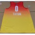 0 Tatum 2023 NBA All star games jersey yellow