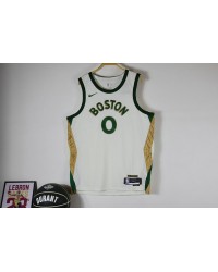 0 Tatum Celtics 24-25 city jersey white player version