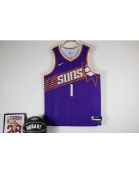 1 Booker Suns 2023-24 icon Jersey purple player version