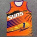 1 Booker Suns Hip hop basketball jersey orange