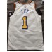 1 Lee Warriors retro jersey white player version