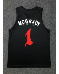 1 McGrady Advertising jersey Black