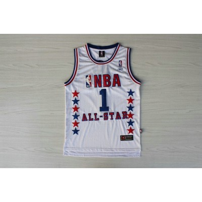 1 Mcgrady 2003 All Star Game Jersey white