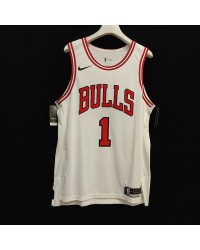 1 Rose Chicago Bulls jersey white player version