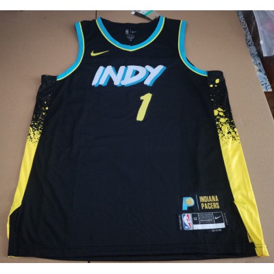 1 Toppin Pacers 23-24 city jersey player version