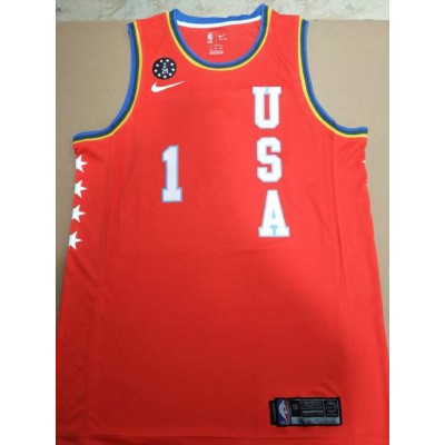 1 Williamson 2020 All-Star Rookie Game USA Jersey