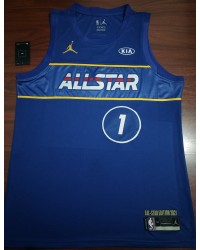 1 Williamson 2021 All star game jersey blue