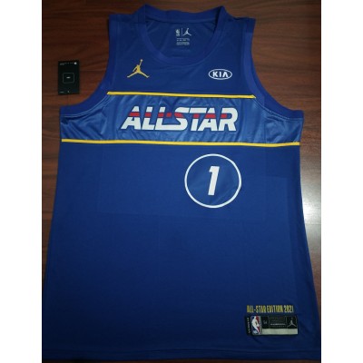 1 Williamson 2021 All star game jersey blue