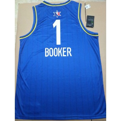 1 booker 2020 All star game jersey blue