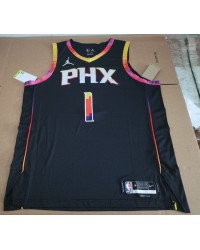 1 booker Suns 2022-23 statement jersey player version