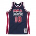 10 Drexler 1992 USA jersey navy heat pressed