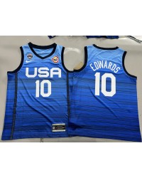 10 Edwards 2023 USA Dream jersey blue