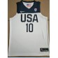 10 Tatum 2019 USA FIBA Basketball world cup jersey white