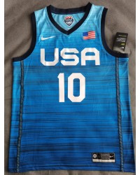 10 Tatum 2020 Olympic USA Team jersey blue