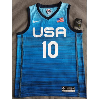 10 Tatum 2020 Olympic USA Team jersey blue