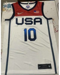 10 Tatum 2020 Olympic USA Team jersey white