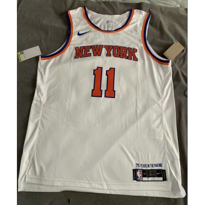 11 Brunson New York Knicks Association Edition jersey White player version