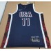 11 Embiid 2024 USA Team jersey navy with stripe