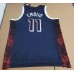 11 Embiid 2024 USA Team jersey navy with stripe