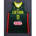 11 Sabonis 2019 FIBA Basketball World Cup Lithuania Team Green Jersey