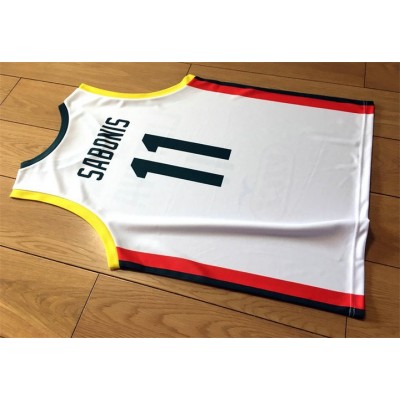 11 Sabonis 2019 FIBA Basketball World Cup Lithuania Team Jersey