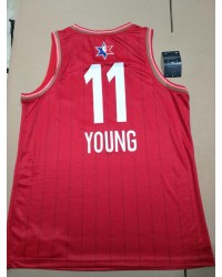 11 Young 2020 All star game jersey red