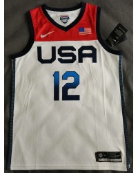 12 Holiday 2020 Olympic USA Team jersey white