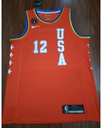 12 Morant 2020 All-Star Rookie Game USA Jersey