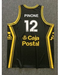 12 Pinone Estudiantes Caja Postal Basketball Jersey Black