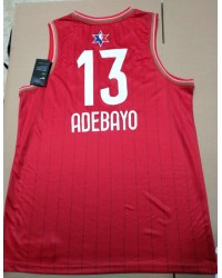 13 Adebayo 2020 All star game jersey red