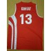 13 Marcin Gortat Poland Basketball Jersey Red