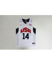 14 Davis 2012 Team USA Olympics Jersey White