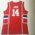 14 jokic srbija Team jersey red