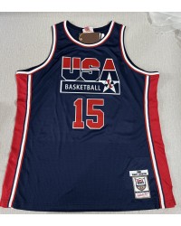 15 Johnson 1992 USA jersey navy