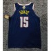 15 Jokic Denver Nuggets 75th Anniversary Navy Jersey player version with final patch