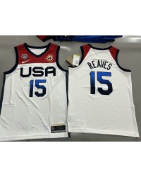 15 Reaves 2023 USA Dream jersey white