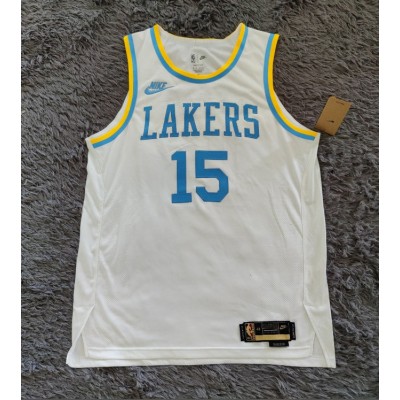 15 Reaves Lakers 22-23 Classic jersey white player version