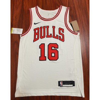 16 Gasol Chicago Bulls jersey white player version