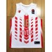 16 Stojakovic Red Star Belgrade Basketball Jersey red and white stripes