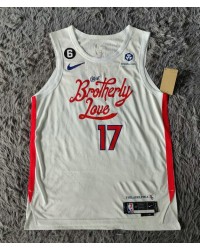 17 Tucker 76ers 22-23 city jersey with patches player version