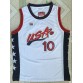 1996 Miller 10 Atlanta Olympic jersey white