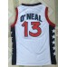 1996 O'neal 13 Atlanta Olympic jersey white