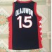 1996 Olajuwon 15 Atlanta Olympic jersey Blue